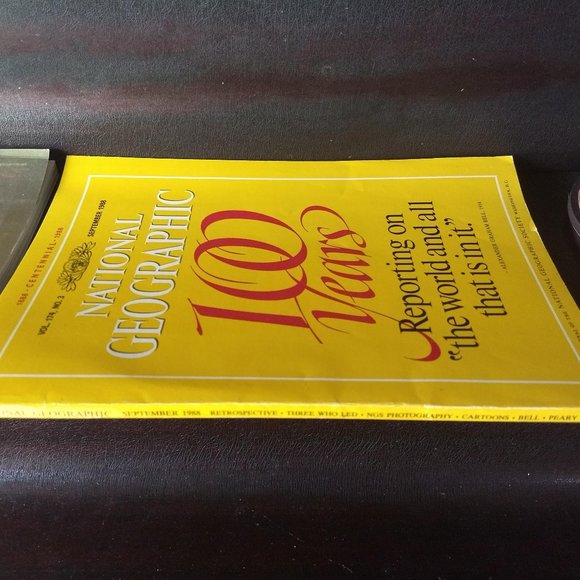 vintage centennial 1988 national geographic magazines x2 - Picture 9 of 11